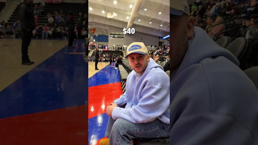 nosebleeds at nba game or courtside g league?? #nba #basketball #trending #hoops #its2easy