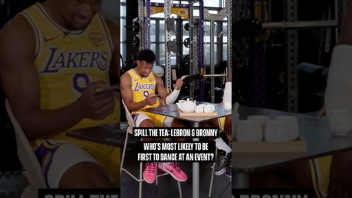 First to hit the dance floor: LeBron James?!