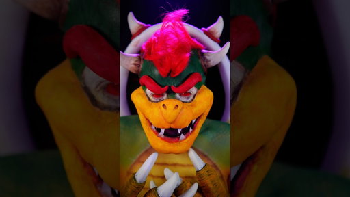 BOWSER MAKEUP 🐢⭐️ | EllaDoesFx | #shorts