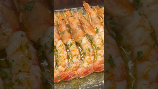 GAMBONES AL HORNO SÚPER JUGOSOS Y RICOS!!😋👌🏻 #youtubeshorts #shorts