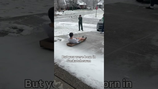 Canadians are built different #winter #snow