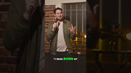 They told me I was born in the same hospital I was conceived in #travisisjoking #standupcomedy
