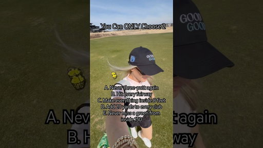 Comment below what you are choosing👇👇👇 #golfreels #chooseone #golf #golfgirl #golfer #hadleywalts