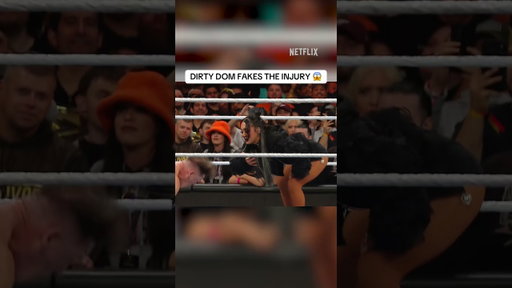 DIRTY DOM FAKES THE INJURY 😱 #SurvivorSeries: #WarGames #WWEonNetflix