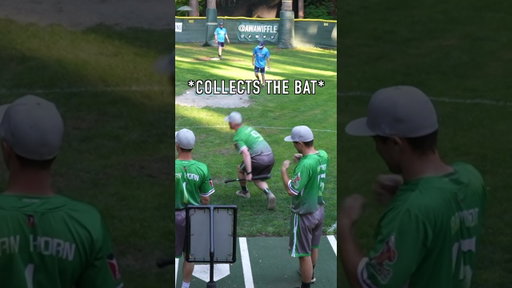How Long Was That in There?🤯 #dingersornothing #wiffleball #baseball #shorts