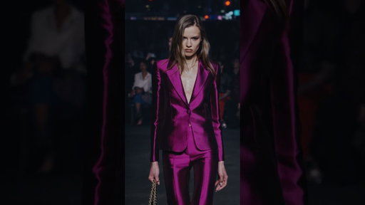 On the runway in Times Square #GucciCore