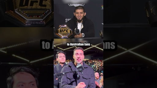 Islam talks about his rivalry with Australian fighters