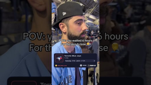 Jays fans down BAD #shorts #mlb