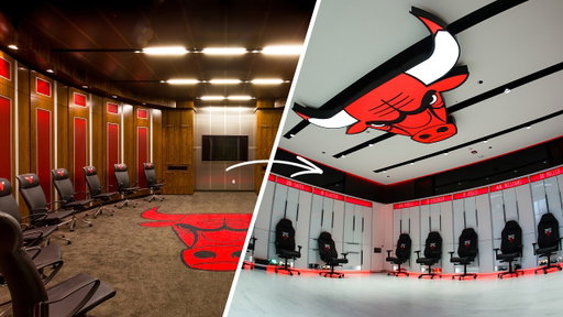 Inside the Chicago Bulls BRAND NEW Locker Room & Weight Room