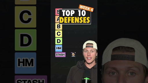 Top 10 Fantasy Defenses - Week 6