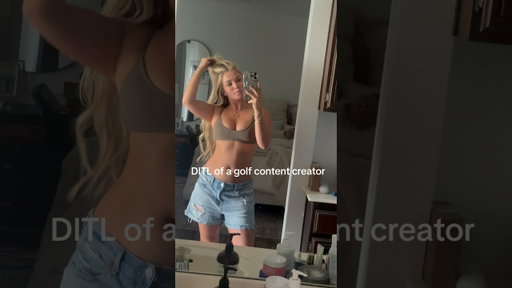 DITL of a full time golf content creator #golf #viral #ditl