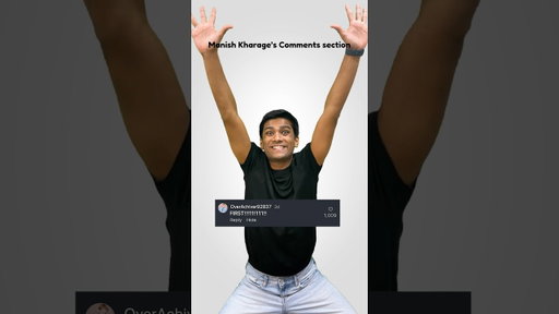 Manish Kharage’s Comment Section | #shorts