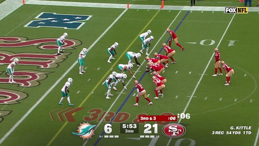 KYLE JUSZCZYK CATCHES A 6-YARD TD
