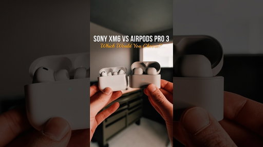 AirPods Pro 3 vs Sony WF-1000XM6 Earbuds #apple #sony