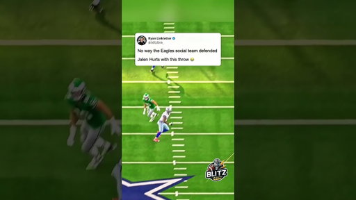 Even the Eagles are having a hard time finding clips to defend Jalen Hurts #nfl #eagles #football