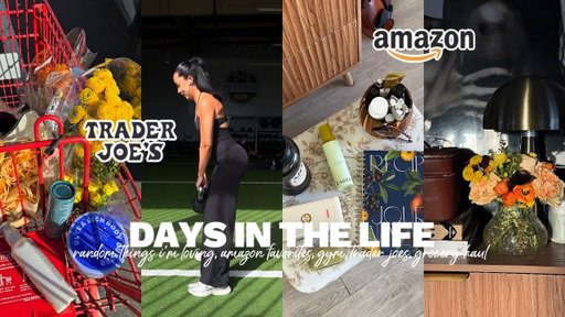 vlog | random things i'm loving, amazon favorites, gym, trader joes, grocery haul
