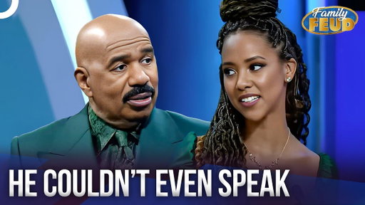 Beautiful Lady STUNNED Steve Harvey | Family Feud Classics