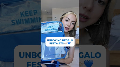 ABRIENDO el REGALO del FESTA de BTS en BUSAN 💜🏊‍♀️ #unboxing #bts