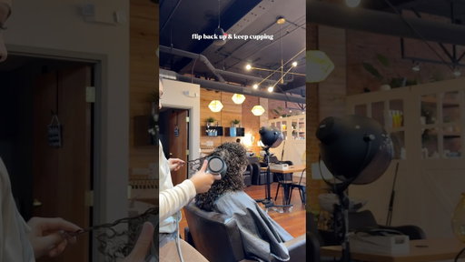 diffusing process🥳 #curlyhair #hairstylist