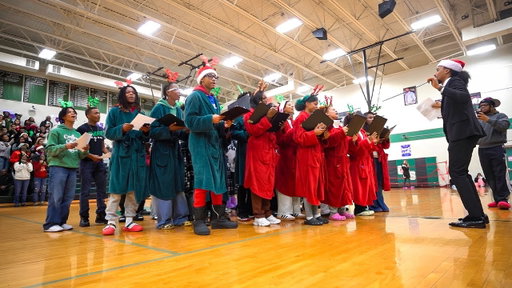 Singing Ghetto Christmas Carols At My Old High School!
