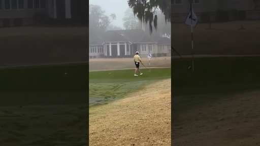Jack Crousore Sinks Putt at Colleton River Club