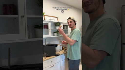 @nespresso Dan was tested with the Nespresso Vertuo Up, café-style coffee at home #Nespressopartner
