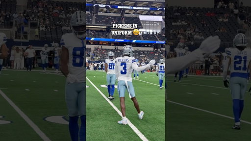 watching this video on repeat 😮‍💨 #DallasCowboys #NFL #GeorgePickens #Pickens #shorts
