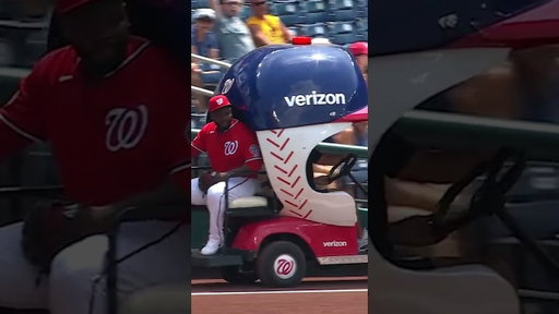 Eddy Yean Takes The Bullpen Cart To His MLB Debut
