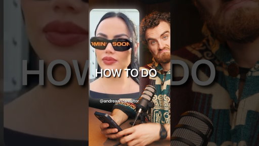 Sunglasses Text Effect CapCut Tutorial