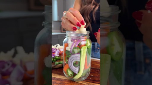 *Me every week* Quick pickled veggies make everything better! #shorts #recipe  #healthyrecipe