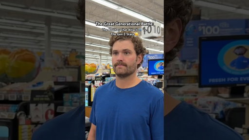 Boomer Chat Attack vs. Gen Z Stare 🗣️😐 #shorts