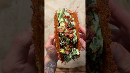The Viral Crunchy Chicken Caesar Taco 🌮 (only 10 mins!)