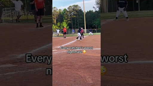 Catcher was over it from the jump 😅 (via @ahickman_5/TT)