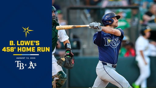 Brandon Lowe’s 458-Foot Home Run