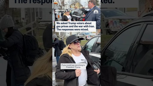 We asked Trump voters about gas prices and the war with Iran. The responses were mixed.