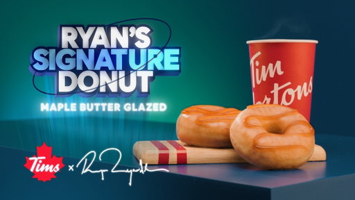 Tim Hortons x Ryan Reynolds | Maple Butter Glazed Donut