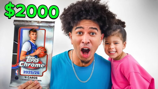 I Let My Kids Open Packs... WE PULLED THE RAREST CARD!