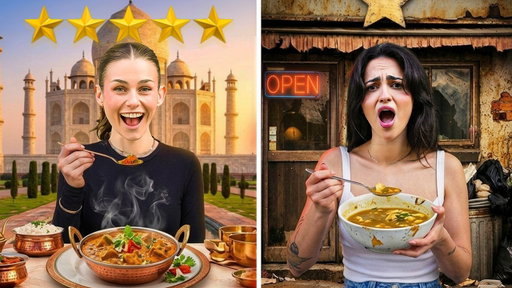 1 Star vs 5 Star Indian Restaurant