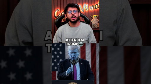 DONALD TRUMP ALIEN HAI??👽👽 #shorts #alien #jadoo #carryminati #donaldtrump #trump #america