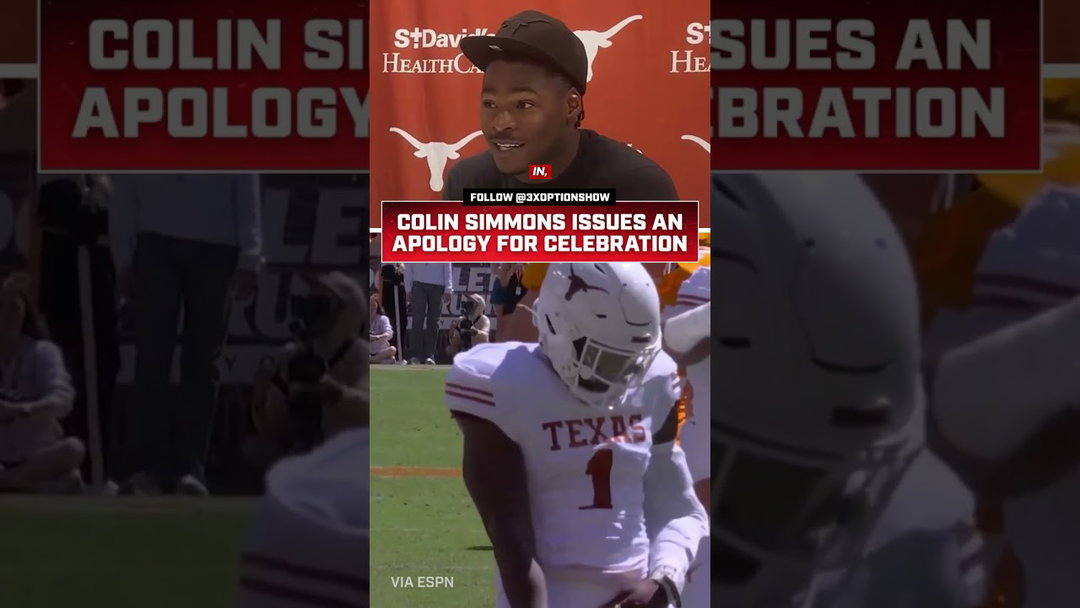 Colin Simmons apologizes for feeling himself