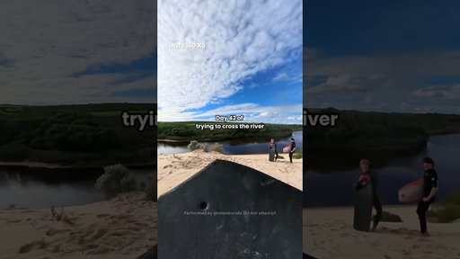 Day 42 of trying to cross the river😳 | Insta360 X5