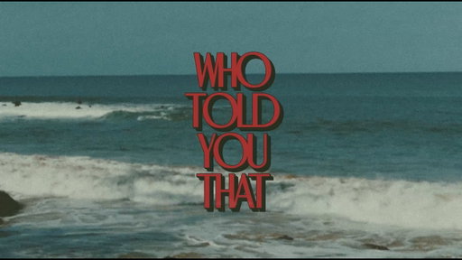 Tucker Wetmore - Who Told You That (Official Lyric Video)