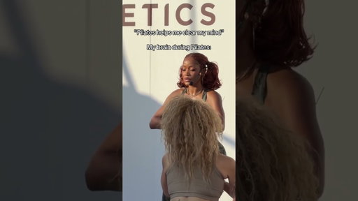 POV: Keke Palmer during pilates