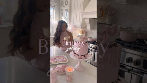 It’s my birthday!🎂🎀✨same pink morning routine, just feeling extra grateful today!🎀 #birthdaygirl