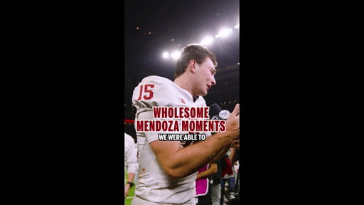 Fernando Mendoza's Wholesome Moments | Indiana Football