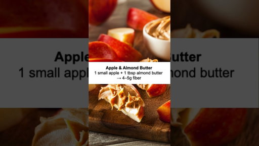 5 High-Fiber Snacks for Busy Days 🌿🍎