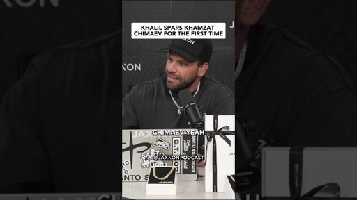 Khalil Spars Khamzat Chimaev for the First Time