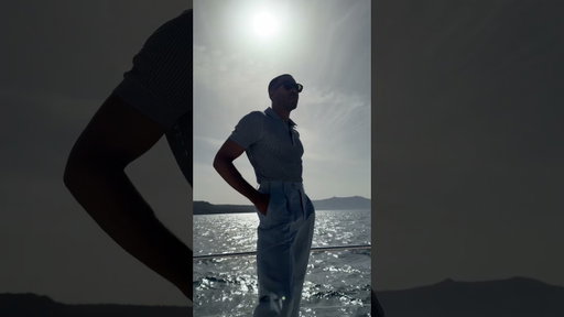 Some men wear suits. Others wear them on yachts in Santorini #suitsupply