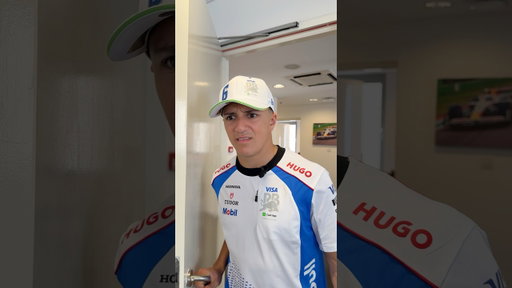Arvid making himself at home 😏 #F1 #VCARB