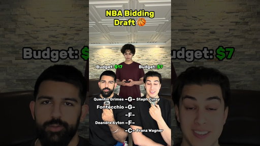 Spend $20 to Build the Best NBA Team!💸 #NBA #nbadraft #nbatrades #basketball